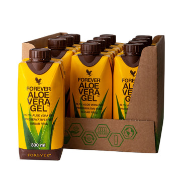 Forever Aloe Vera Gel 99,7% - 330ml (12er Set) - my - aloe24.shop - Forever Living